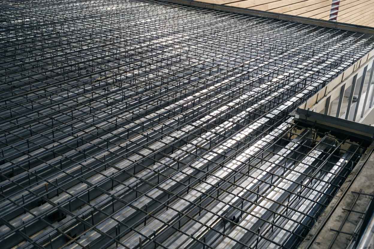 Профлист H80A на объекте с монолитным перекрытием